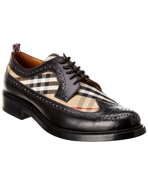 burberry shoes men deals|Burberry men's wingtip shoes.